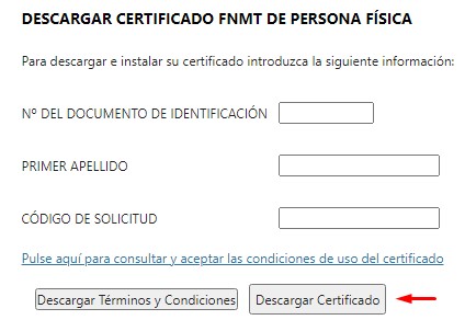 descargar certificado FNMT